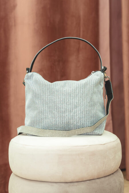 Borsa Astuccio tracolla argento L'aura