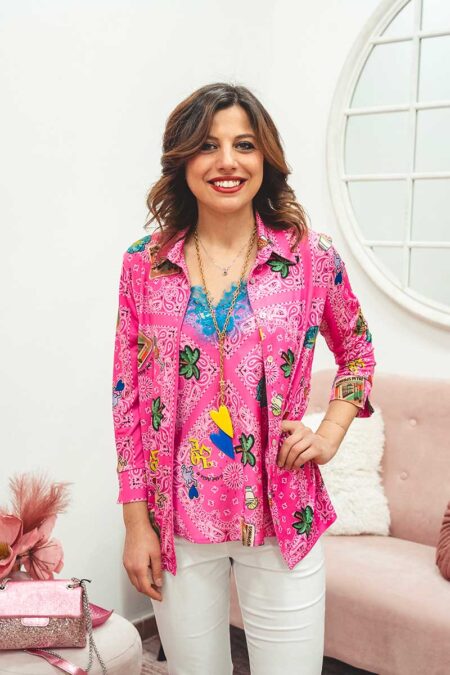 Camicia Il Thè delle Cinque fantasia bandana