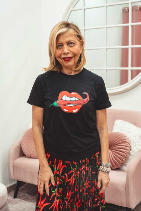 T-shirt Il thè delle cinque nera